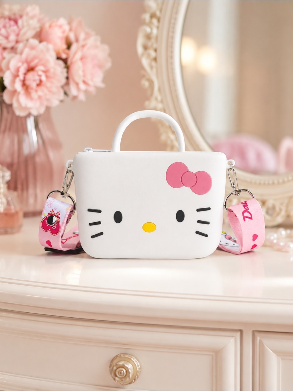 Hello Kitty Mini Crossbody Bag Adjustable Strap NWT